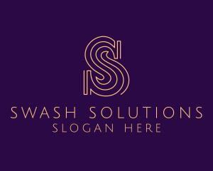 Feminine Swirl Boutique logo design