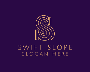 Feminine Swirl Boutique logo design