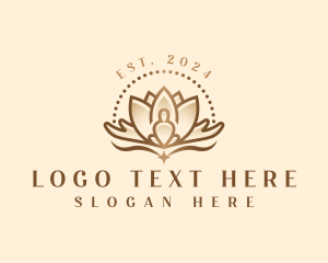 Hand Lotus Yoga logo