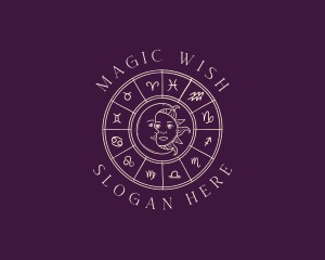 Mystical Zodiac Astrology logo design