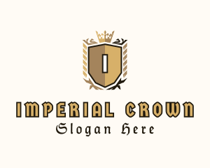 Imperial Crown Shield logo design