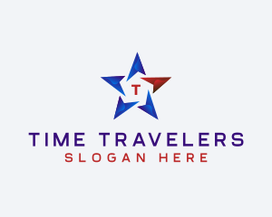 Arrow Star Travel logo design