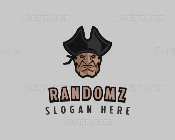 Angry Pirate Man Logo