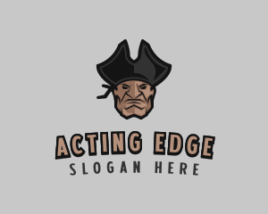 Angry Pirate Man logo design