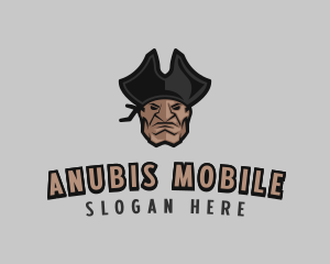 Angry Pirate Man logo design