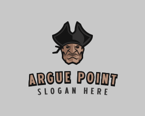 Angry Pirate Man logo design