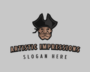 Angry Pirate Man logo design