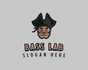 Angry Pirate Man logo design