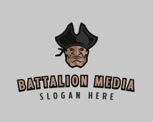 Angry Pirate Man logo design