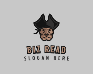 Angry Pirate Man logo design