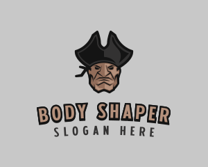 Angry Pirate Man logo design