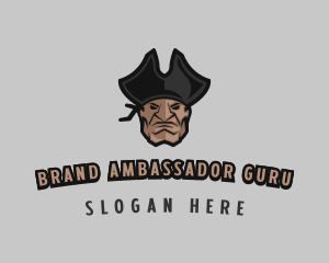 Angry Pirate Man logo design