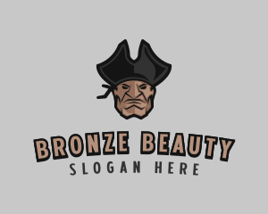 Angry Pirate Man logo design