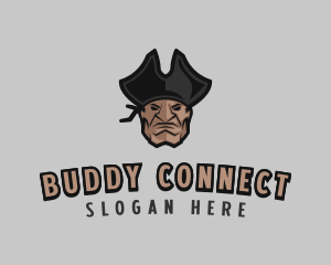 Angry Pirate Man logo design