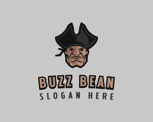 Angry Pirate Man logo design