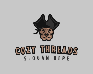 Angry Pirate Man logo design