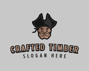 Angry Pirate Man logo design