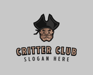 Angry Pirate Man logo design