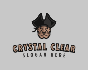 Angry Pirate Man logo design