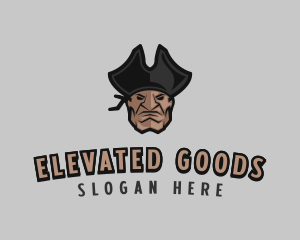 Angry Pirate Man logo design