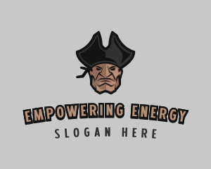 Angry Pirate Man logo design