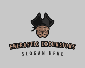 Angry Pirate Man logo design