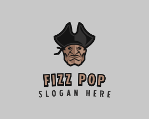 Angry Pirate Man logo design