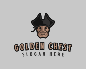 Angry Pirate Man logo design