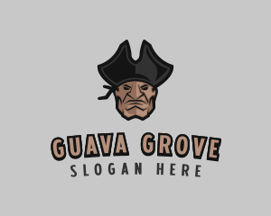 Angry Pirate Man logo design