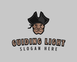 Angry Pirate Man logo design