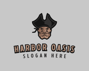 Angry Pirate Man logo design