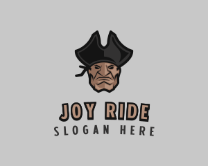 Angry Pirate Man logo design