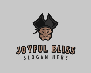 Angry Pirate Man logo design