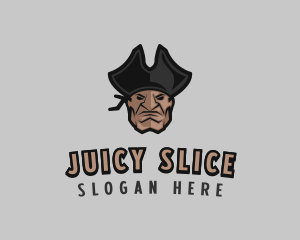 Angry Pirate Man logo design