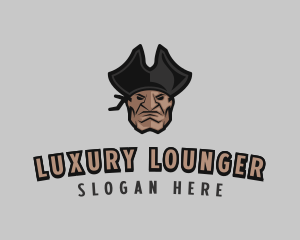 Angry Pirate Man logo design