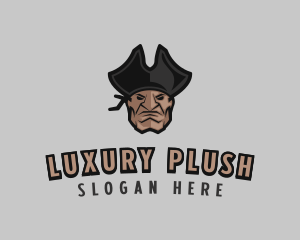 Angry Pirate Man logo design