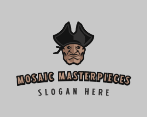 Angry Pirate Man logo design