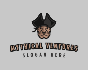 Angry Pirate Man logo design