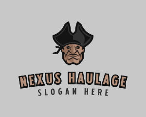 Angry Pirate Man logo design