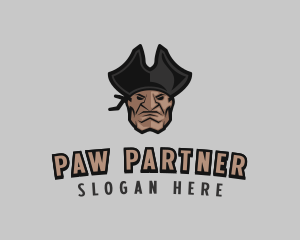 Angry Pirate Man logo design