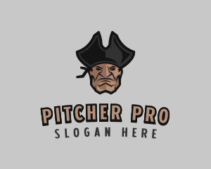 Angry Pirate Man logo design