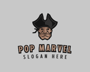 Angry Pirate Man logo design