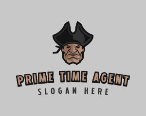 Angry Pirate Man logo design