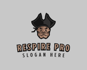 Angry Pirate Man logo design