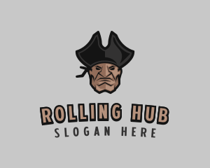 Angry Pirate Man logo design