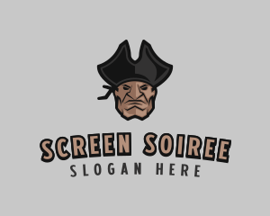 Angry Pirate Man logo design