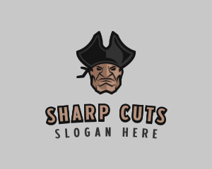 Angry Pirate Man logo design