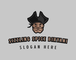 Angry Pirate Man logo design