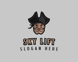 Angry Pirate Man logo design