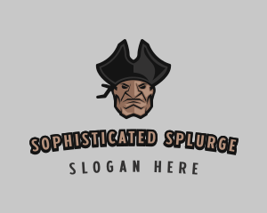 Angry Pirate Man logo design